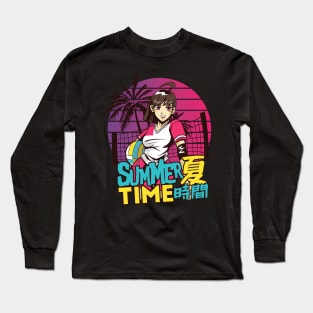 Summer Girl Manga! #112 Long Sleeve T-Shirt